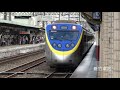 4k 1228次 通勤電聯車emu800 emu801 emu802 停靠及離開新竹車站