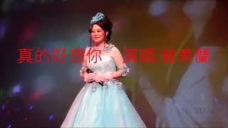 真的好想你  演唱：曾美蘭