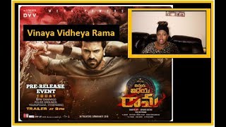 Vinaya Vidheya Rama Trailer Reaction | Ram Charan | Kiara Advani | Vivek Oberoi