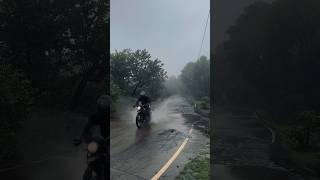 Monsoon, rides \u0026 waterfalls.🌧️🏍️ #motorcycle #himalayan #yezdiscrambler #monsoon #sahyadri #rides