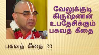 பகவத் கீதை 020 | Bhagavath Geethai by velukkudi krishnan | #valipokan