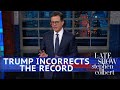 Trump Walks Back His 'Would' For A 'Wouldn't' Trump Walks Back His 'Would' For A 'Wouldn't'