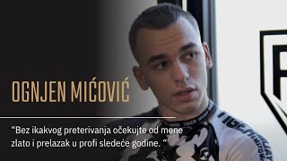 INTERVIEW | Ognjen Mićović pred nastup na Svetskom amaterskom MMA prvenstvu