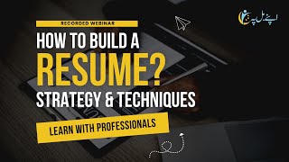 Resume Building - Strategy and Techniques | 25th Youth Webinar