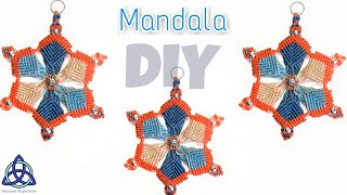 Macrame Mandala Flower DIY