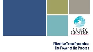 Effective Team Dynamics The Power of the Process