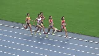 【第77回国民体育大会 いちご一会とちぎ国体】 成年女子800m 予選3組