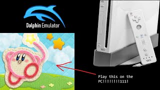 Downloading Dolphin to play Kirby's Epic Yarn (and how to setup controllers)