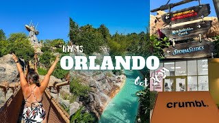 Finally trying Crumbl Cookies | Chilled Day at Disney Typhoon Lagoon | ORLANDO DAY 13, OCT 2024