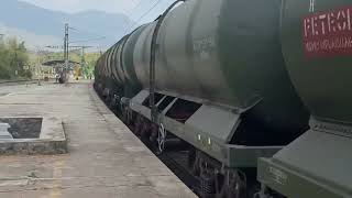 Oil Tanker Train with WAG9 Engine | Walayar Railway Station | Kerala-Tamil Nadu Border