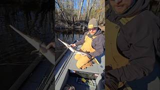 Catching Gar While Crappie Fishing #riverfishing #garfish