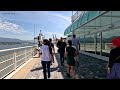 vancouver seawall heading to canada place vancouver canada 4k