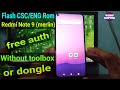 Flash Eng Rom Redmi Note 9 || Flash CSC Rom Redmi Note 9 (merlin)