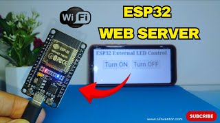 Control ESP32 Inbuilt LED with Web Server.For Beginners Guide (4K)