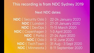 NDC Sydney 2019 Lightning Talks - Has AlTaiar, Michael John Pena, Negar Ghanbari & Vatsalya Goel