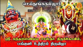 செய்துங்கநல்லூர் சுந்தரபாண்டிய சாஸ்தா கோவில் | பங்குனி உத்திரக்கொடைவிழா | Sundarapandiya Sastha