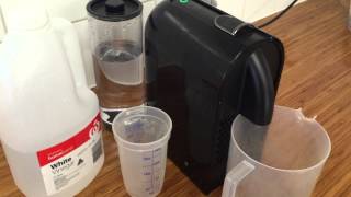 DIY home descale your coffee machine safely