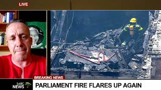 Parliament Fire I  Cosatu's Matthew Parks on security claims at Parliament