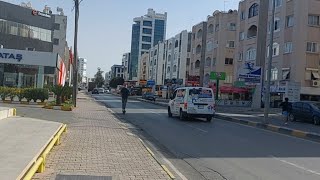 Nicosia, north Cyprus streets raw footage.