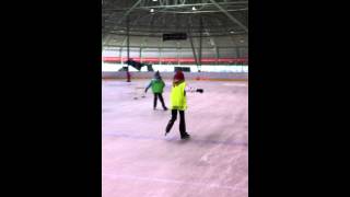 schaatschool trainer Yvonne Driesen deel 2