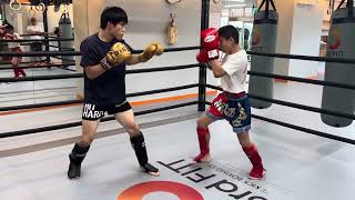 【コナン君と凱のマススパー】コナン君（18歳）　68kg          凱（14歳）　　　　44kg