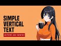 Vertical Text In HTML CSS