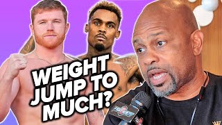 Roy Jones Jr warns Jermell Charlo MOVING UP 2 weight classes might be too much vs Canelo!