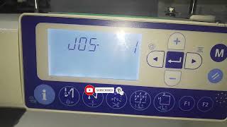 how to JUKI DDL8000A-singale needl maching voise reminder OFF