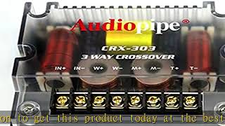 2 PACK 3 way Crossover CRX-303 300 Watts Passive Crossover Car Audio Tweeter