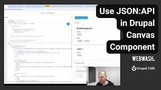 Use JSON:API in Drupal Canvas Component