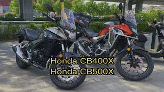 本田CB400X和CB500X做个简单的小对比和朋友们分享下