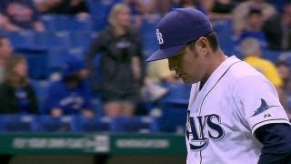 TOR@TB: Rays start a double play in the eighth