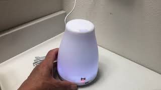 HealthSmart Essential Oil Diffuser, Cool Mist Humidifier and Aromatherapy Diffuser Review