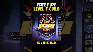 Join Level 7 Guild In Free Fire | Guild Wars Season 6 Kab Aayega | Garena Free Fire