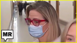 Sinema Speechless When Confronted By NBC Reporter Asking Legitimate Questions
