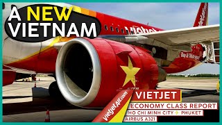 VIETJET AIR A321 Economy Class 🇻🇳⇢🇹🇭【4K Trip Report Saigon to Phuket】How Vietjet Changed Vietnam