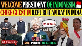 INDONESIA'S PRESIDENT RECEIVES GRAND WELCOME FOR REPUBLIC DAY | 🇮🇩 DEFENCE DEAL |🇵🇰 PUBLIC REACTION