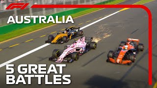 Five Great Battles at the Australian Grand Prix