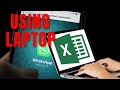 How to send excel file in Whatsapp using laptop