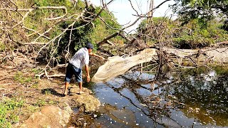 PESCANDO BUTES O CHIMBOLOS EN EL RÍO METAYATE EN CHALATENANGO