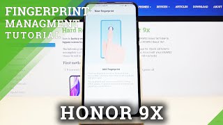 How to Use Fingerprint on Honor 9x – Fingerprint Screen Lock