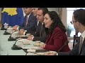 secretary blinken meets with kosovo president vjosa osmani and kosovo prime minister albin kurti