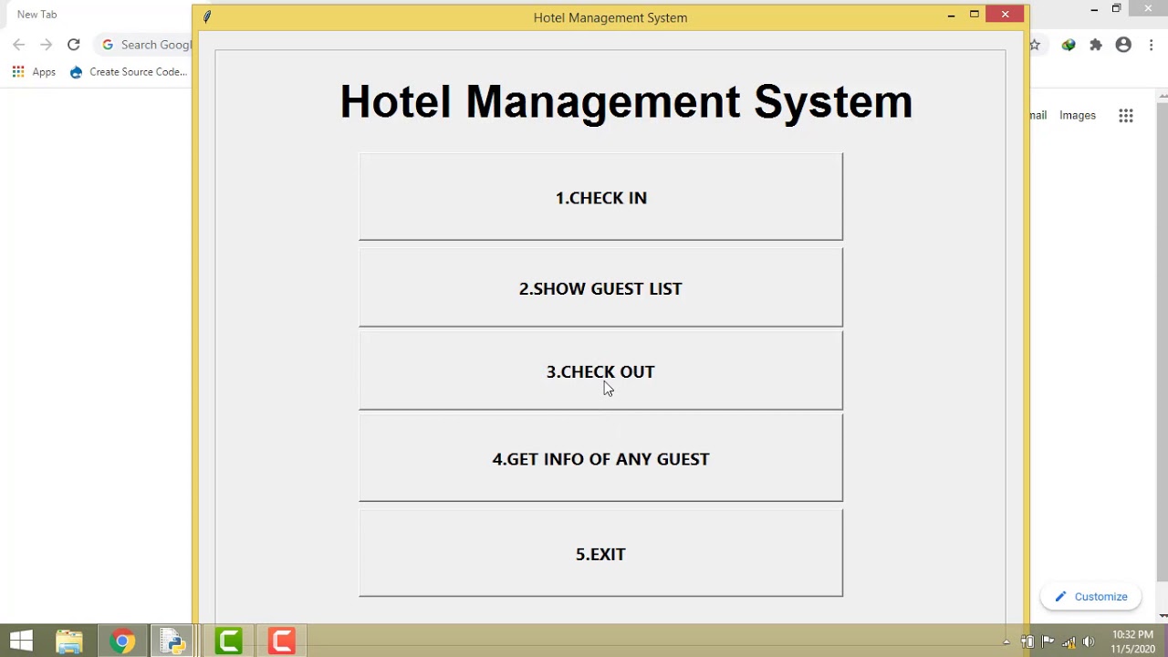 Simple Hotel Management System In Python With Source Code Source Code Simple Hotel Management System In Python With Source Code Source Code