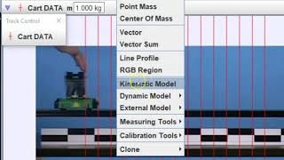 Constant Velocity Motion in One Dimention by Tracker