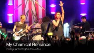 My Chemical Romance performing House Of Wolves - live in Hollywood, California 11/22/10.