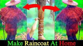 How To Make Mino Cape | How To Make Straw Cape | Minobashi Raincoat | Mino Straw Cape |