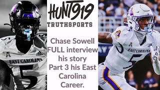 Ex Colorado Buffs update on “Chase Sowell” Part 3 his career with the ECU Pirates.