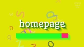 ହୋମପେଜ୍ କିପରି ପ୍ରଚାର କରିବେ?  # ହୋମପେଜ (HOW TO PRONOUNCE HOMEPAGE? #homepage)