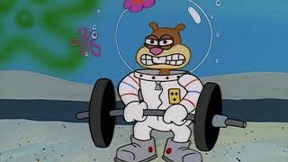SpongeBob Weightlifting