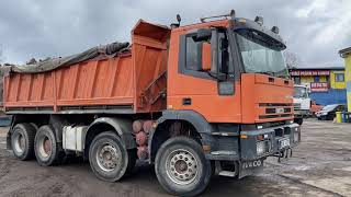 Iveco 8x4 sklapec (2001) kipper tipper sklopka wywrotka 340 EuroTrakker E42H